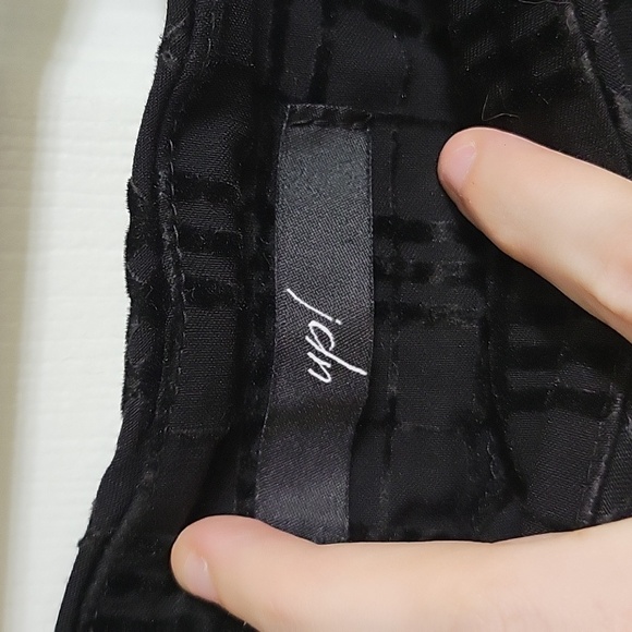 Velvet Plaid Trousers, Size 12 - Picture 2 of 7